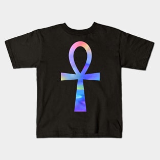 Colourful Egyptian Ankh Symbol Kids T-Shirt